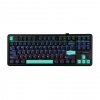 Klawiatura gasket F87 Pro Dark Blue + Black + Cyan GrayWoodV4 switch RGB AULA